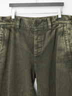 A/W 06 Garment Dyed Belted Field Pants Olive