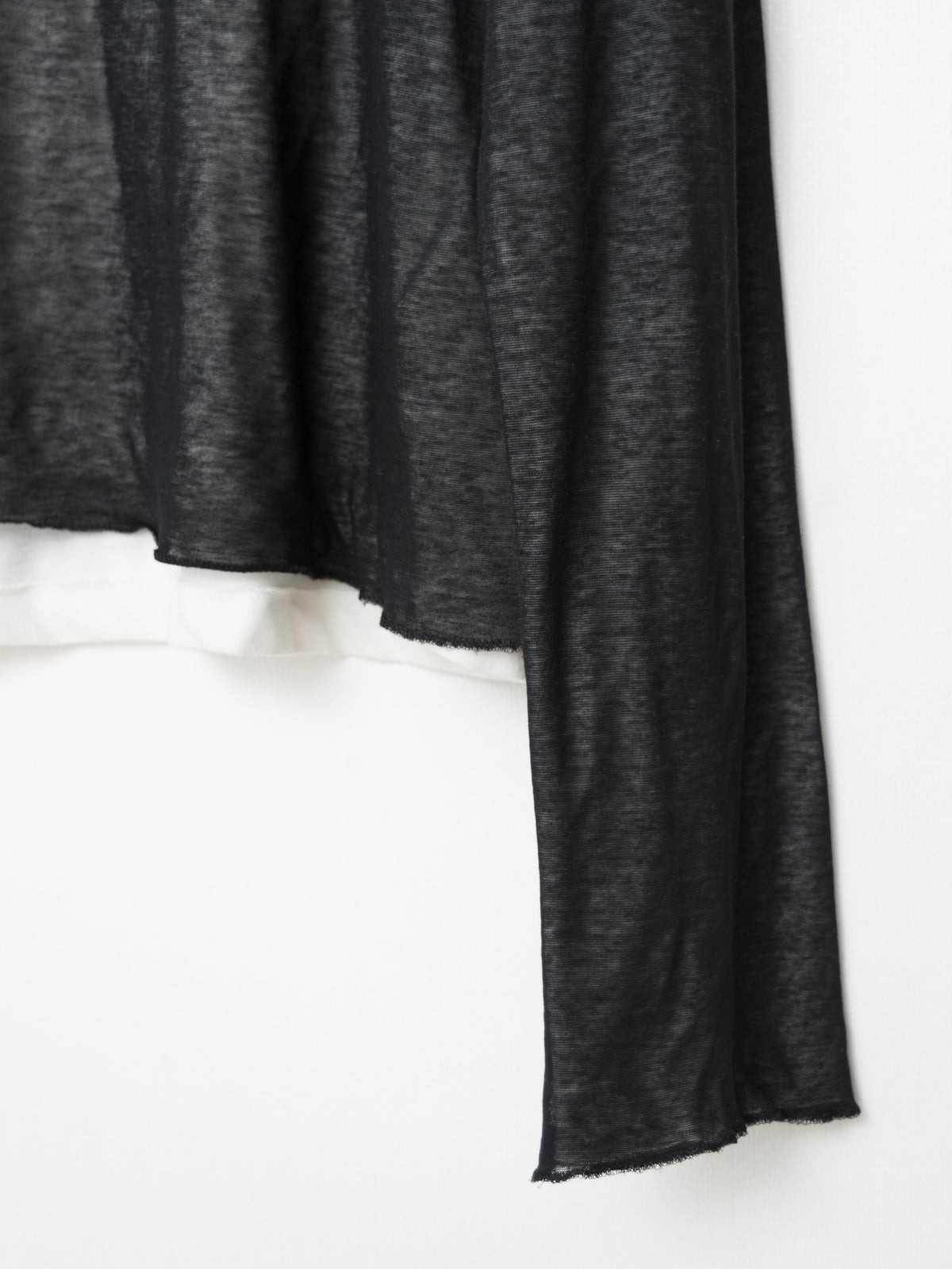 Double Layered Longsleeve Black