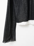 Double Layered Longsleeve Black