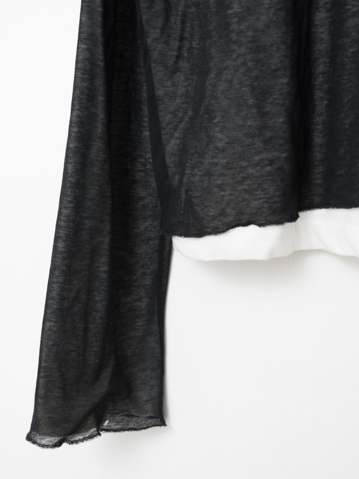 Double Layered Longsleeve Black