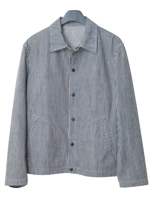 hickory selvedge coach jacket indigo ∙ cotton poly ∙ small
