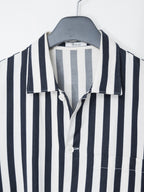 S/S 87 Striped Shirt Dark Navy