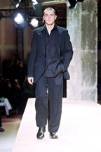 A/W 03 Peak Lapel Tailored Jacket Black
