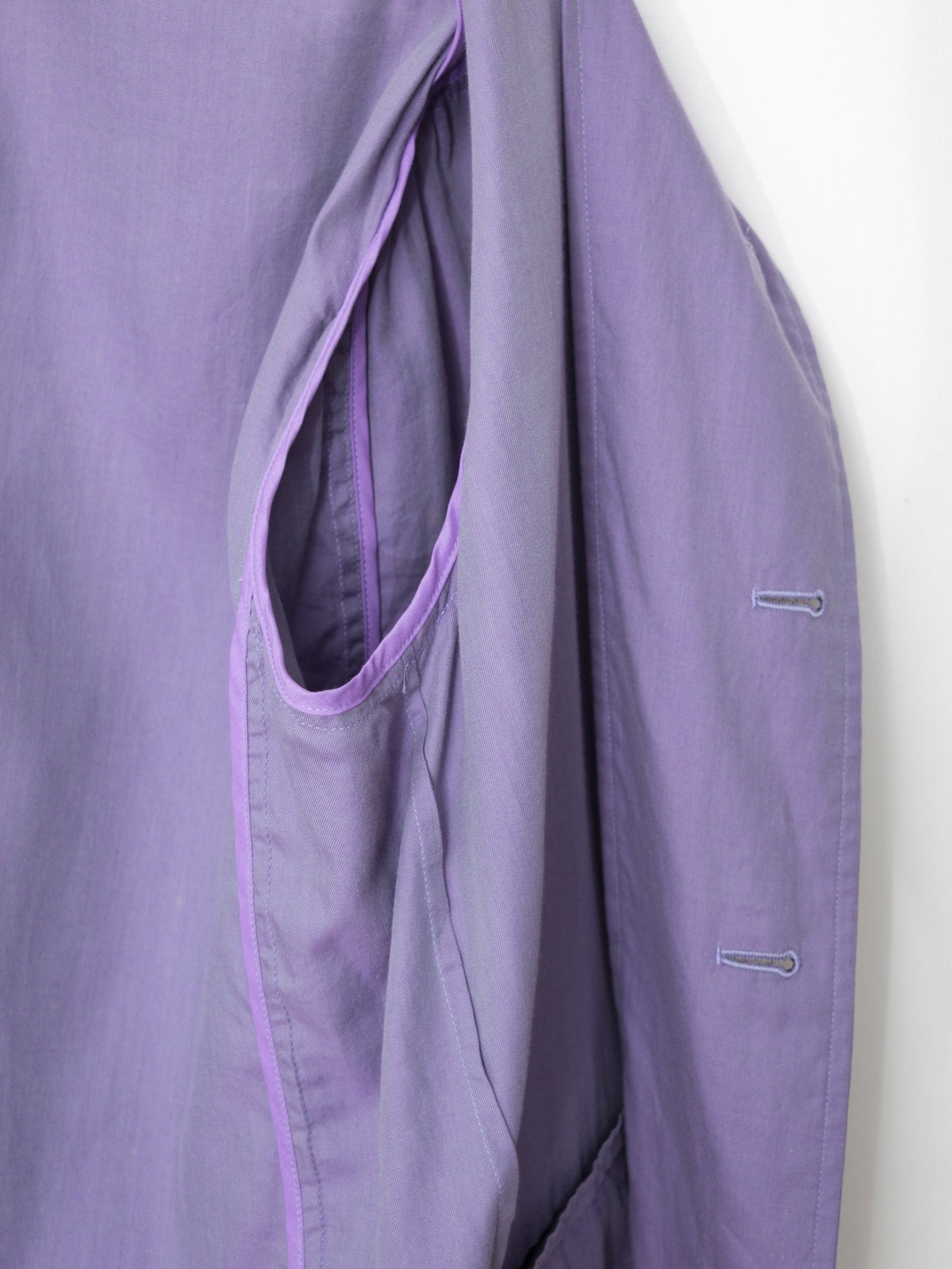s/s 02 coverall jacket lavender grey ∙ cotton ∙ large