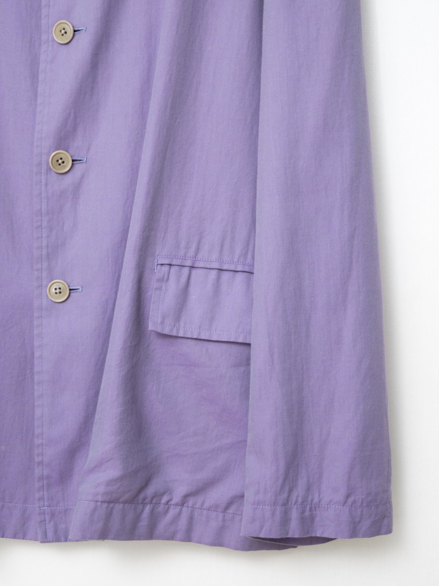 s/s 02 coverall jacket lavender grey ∙ cotton ∙ large