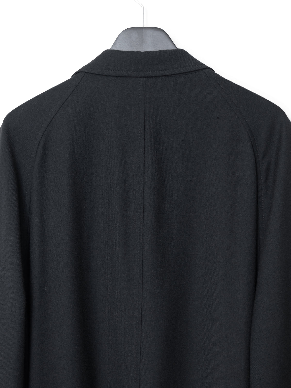 Raglan Sleeve Coat Black