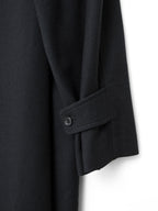 Raglan Sleeve Coat Black