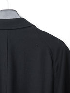 Raglan Sleeve Coat Black