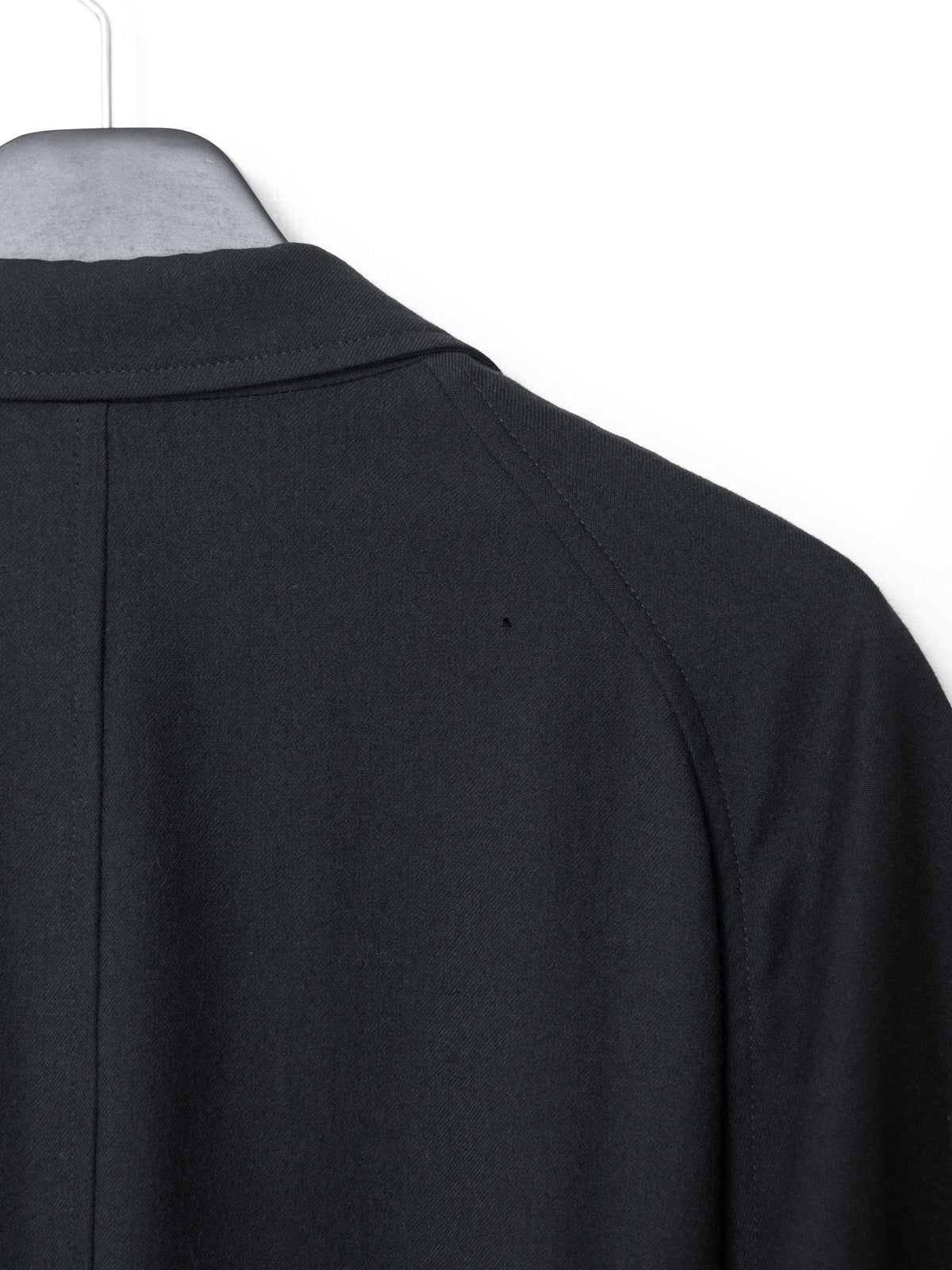 Raglan Sleeve Coat Black