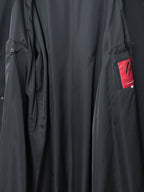 Raglan Sleeve Coat Black