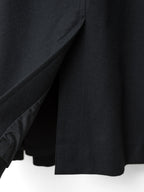 Raglan Sleeve Coat Black