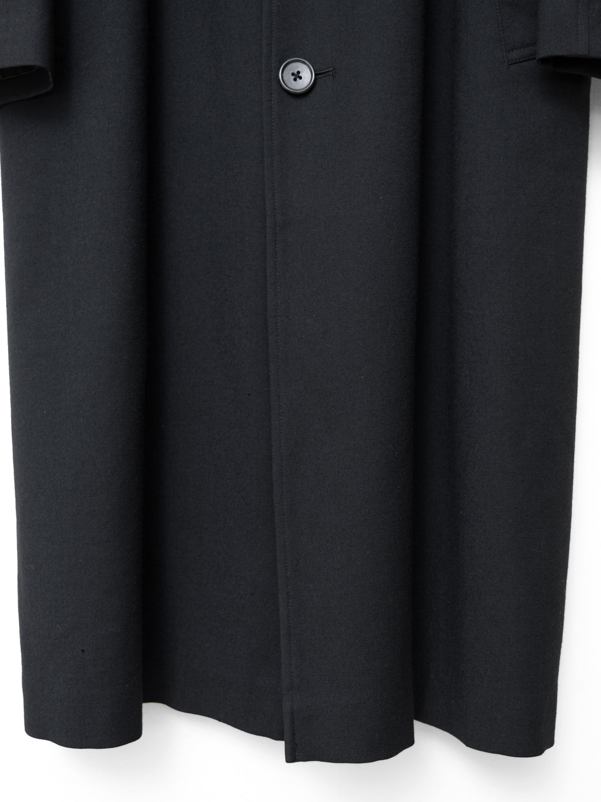 Raglan Sleeve Coat Black