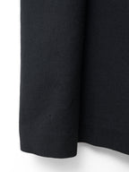 Raglan Sleeve Coat Black