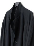 Raglan Sleeve Coat Black