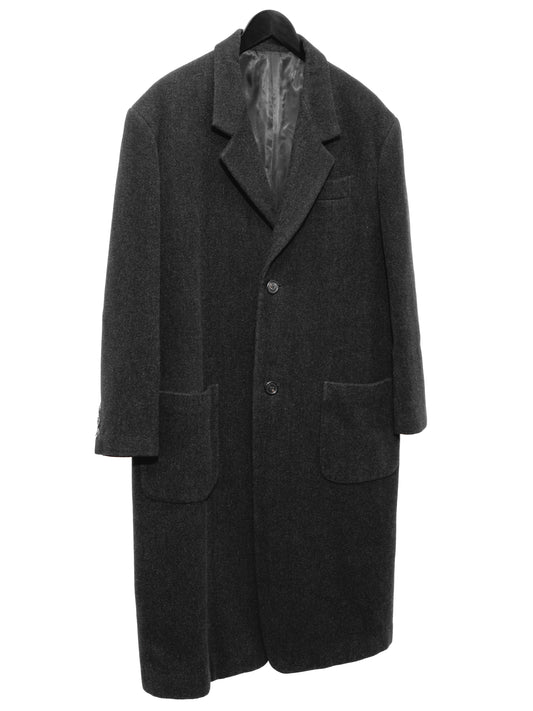 box overcoat charcoal ∙ wool nylon ∙ medium