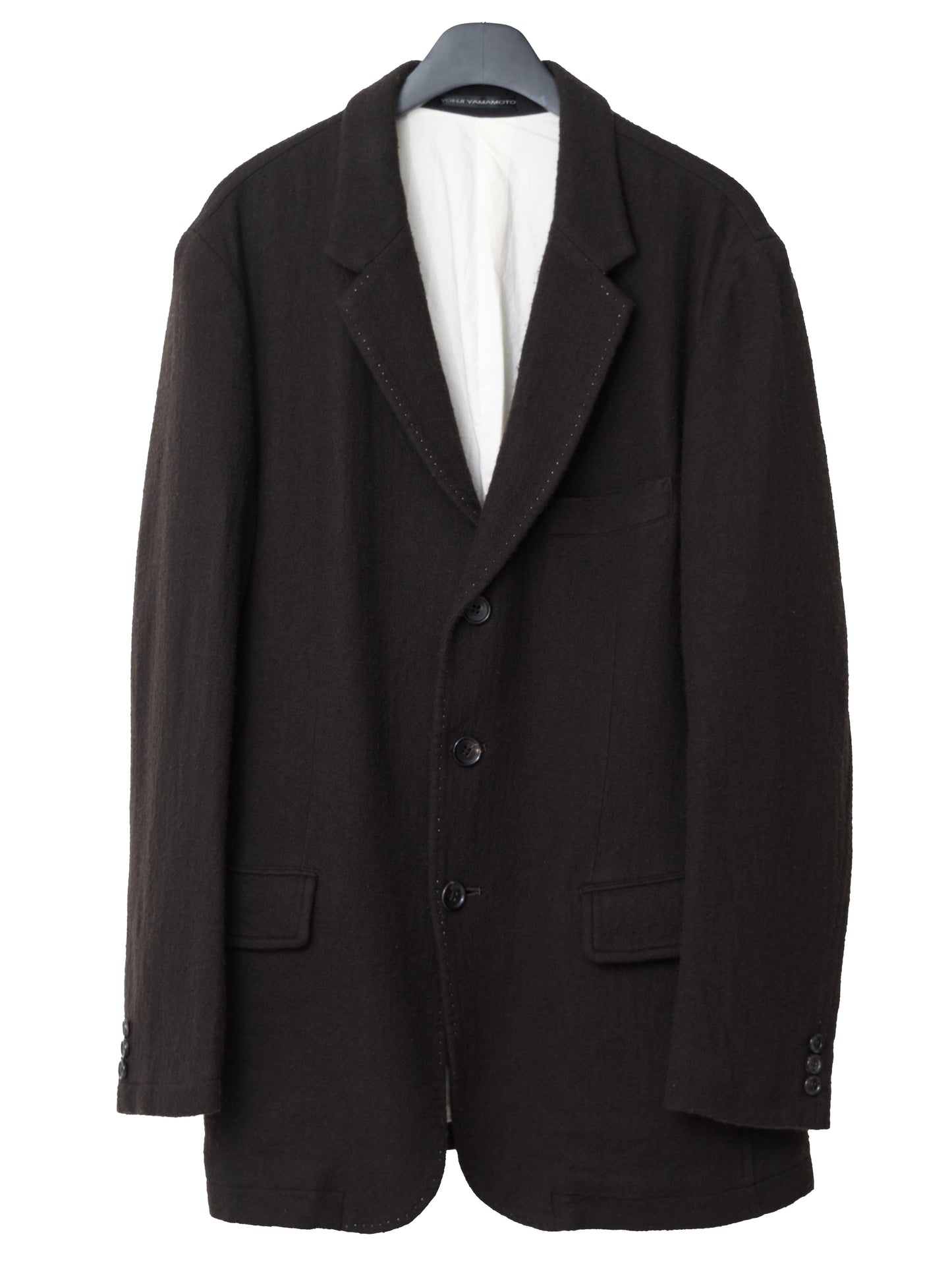 tailored jacket coffee ∙ wool ∙ medium