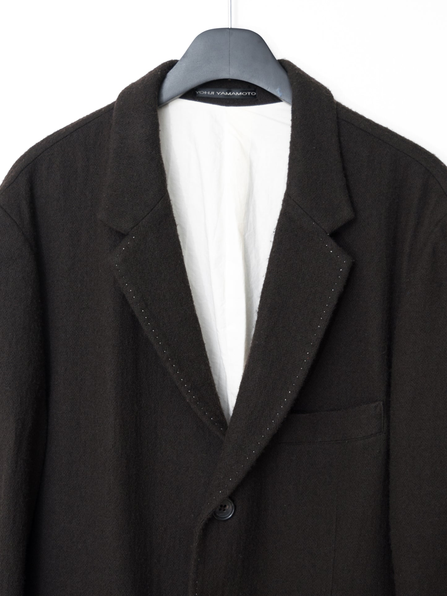 tailored jacket coffee ∙ wool ∙ medium