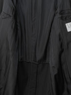 A/W 09 Garment Dyed Doctor's Coat Black