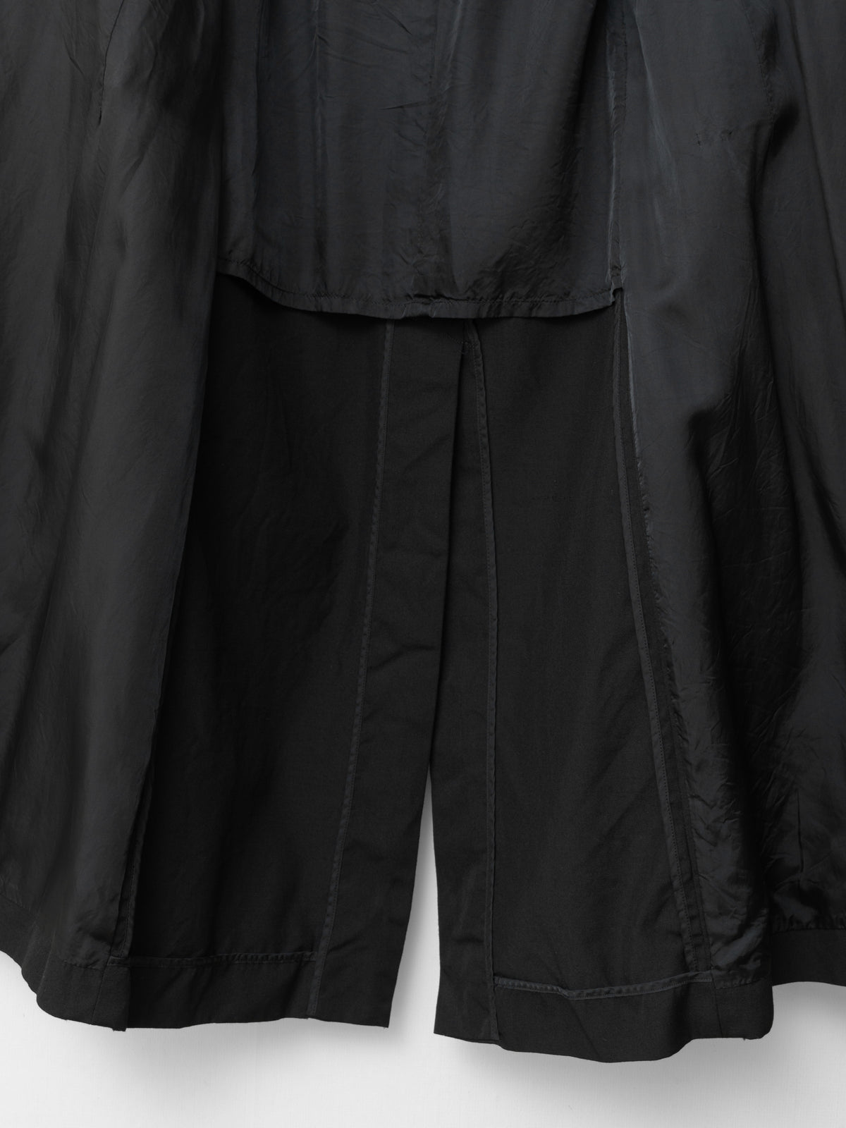 A/W 09 Garment Dyed Doctor's Coat Black