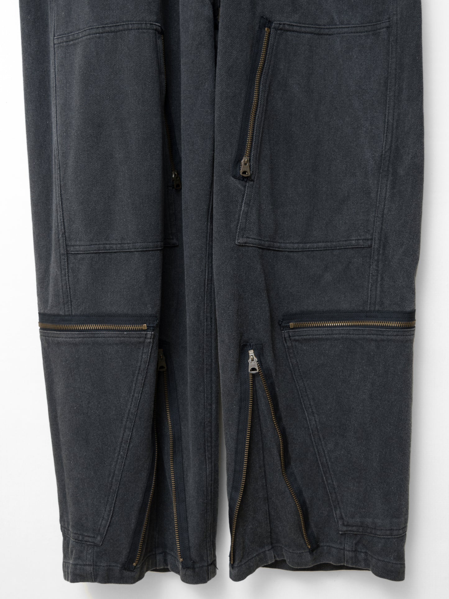 l-1 flight suit dark grey ∙ heavy cotton ∙ one size