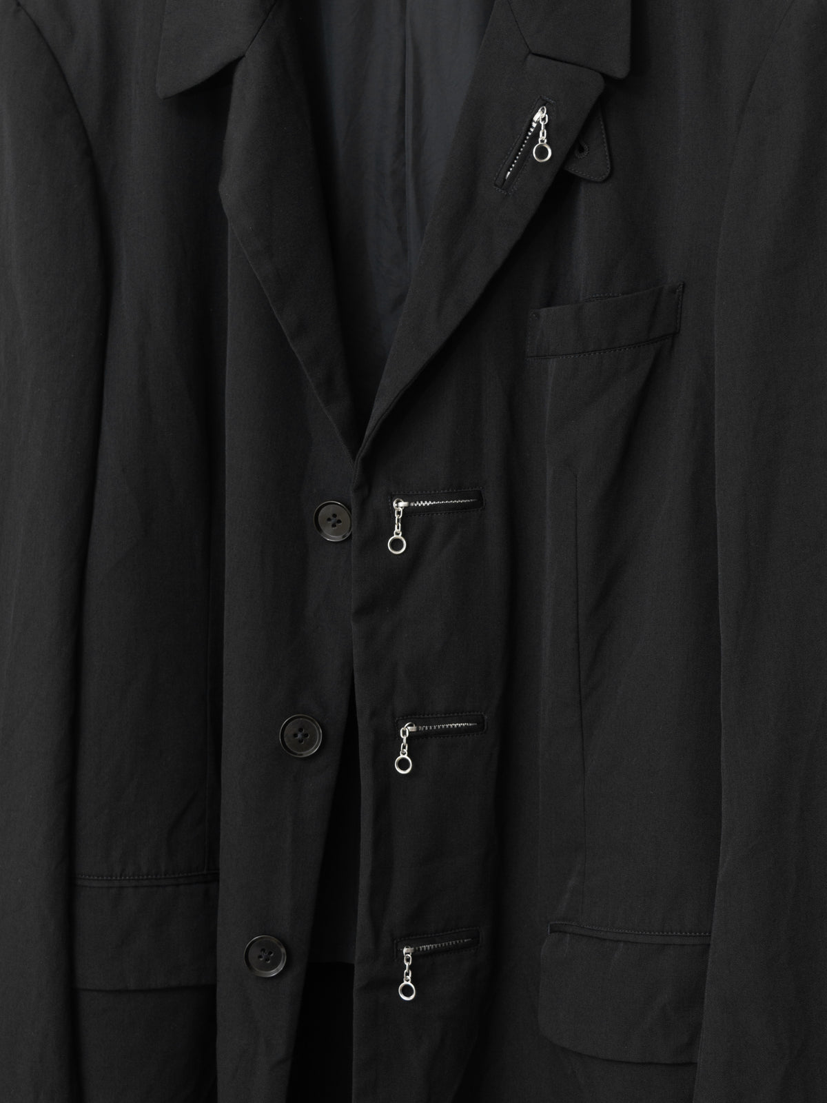 A/W 09 Garment Dyed Doctor's Coat Black