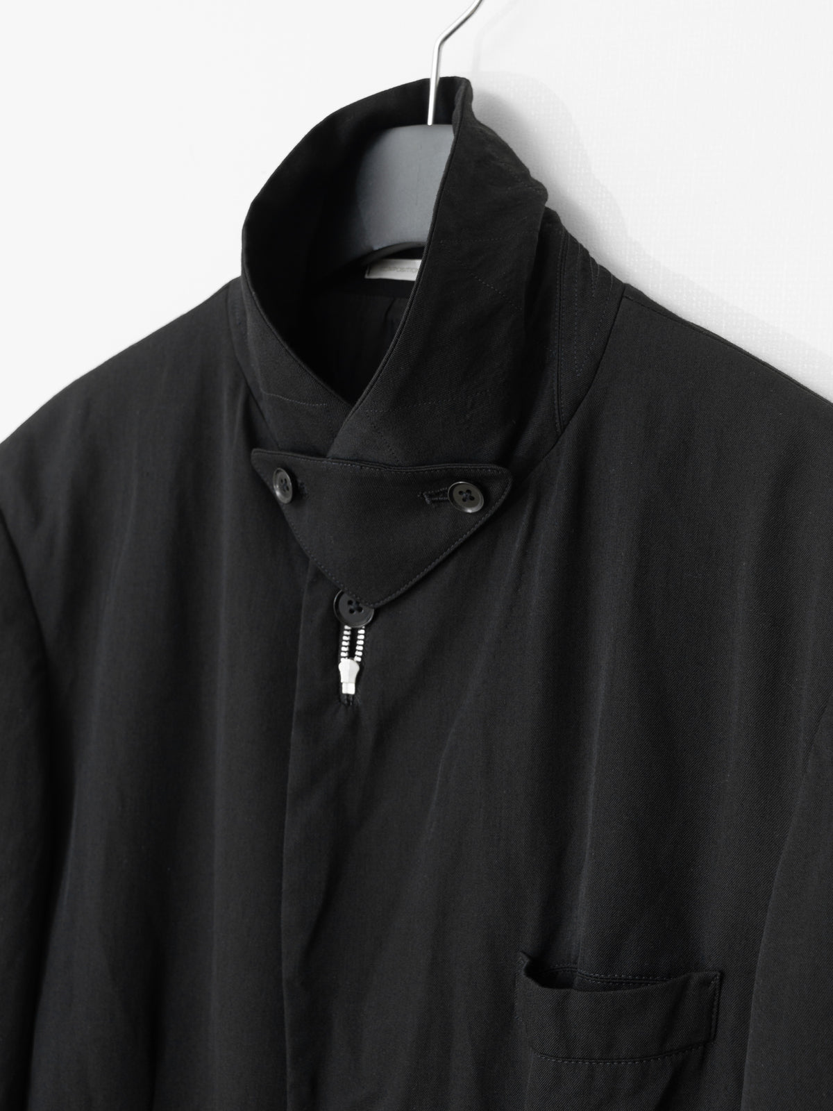 A/W 09 Garment Dyed Doctor's Coat Black