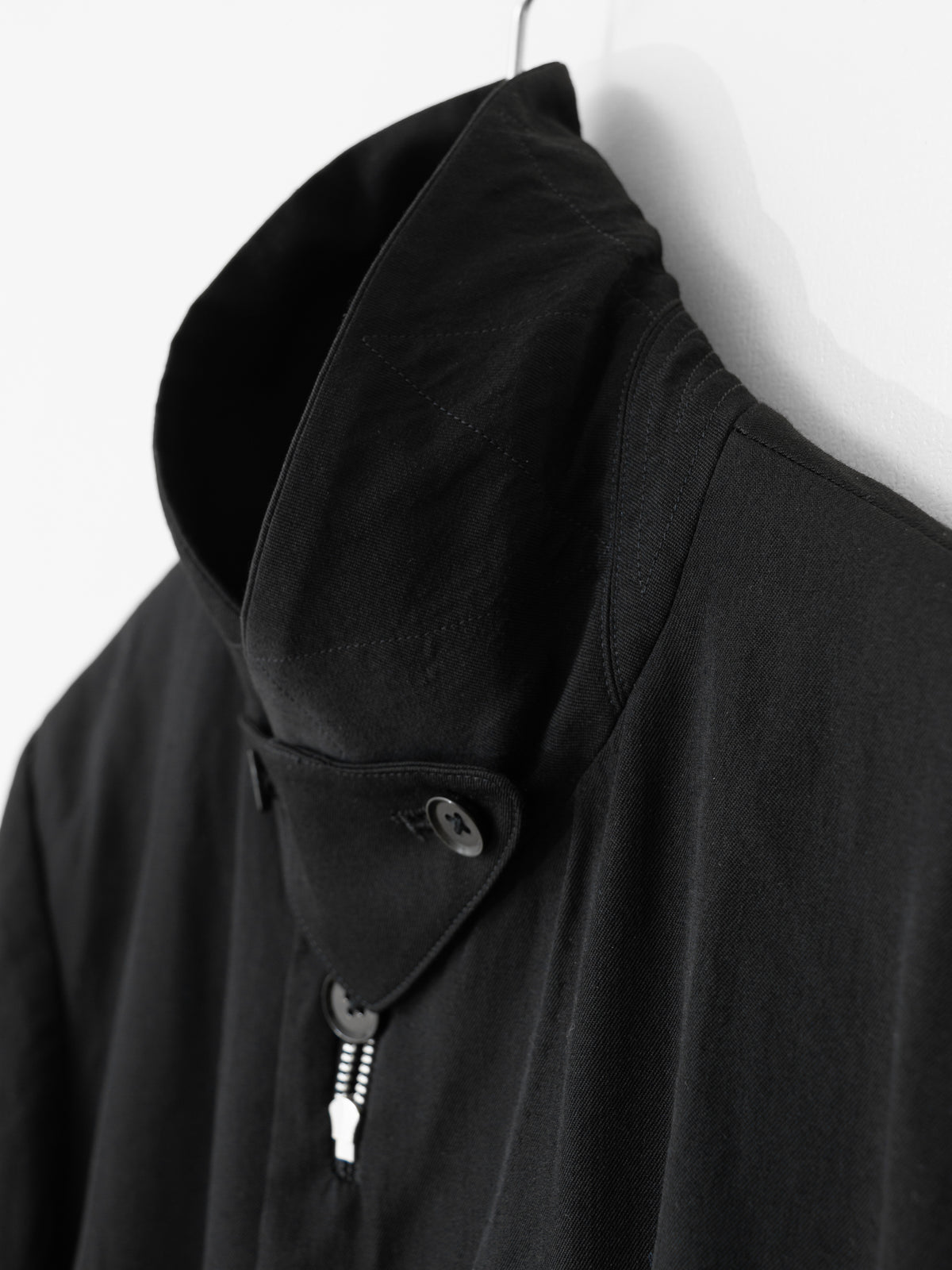 A/W 09 Garment Dyed Doctor's Coat Black