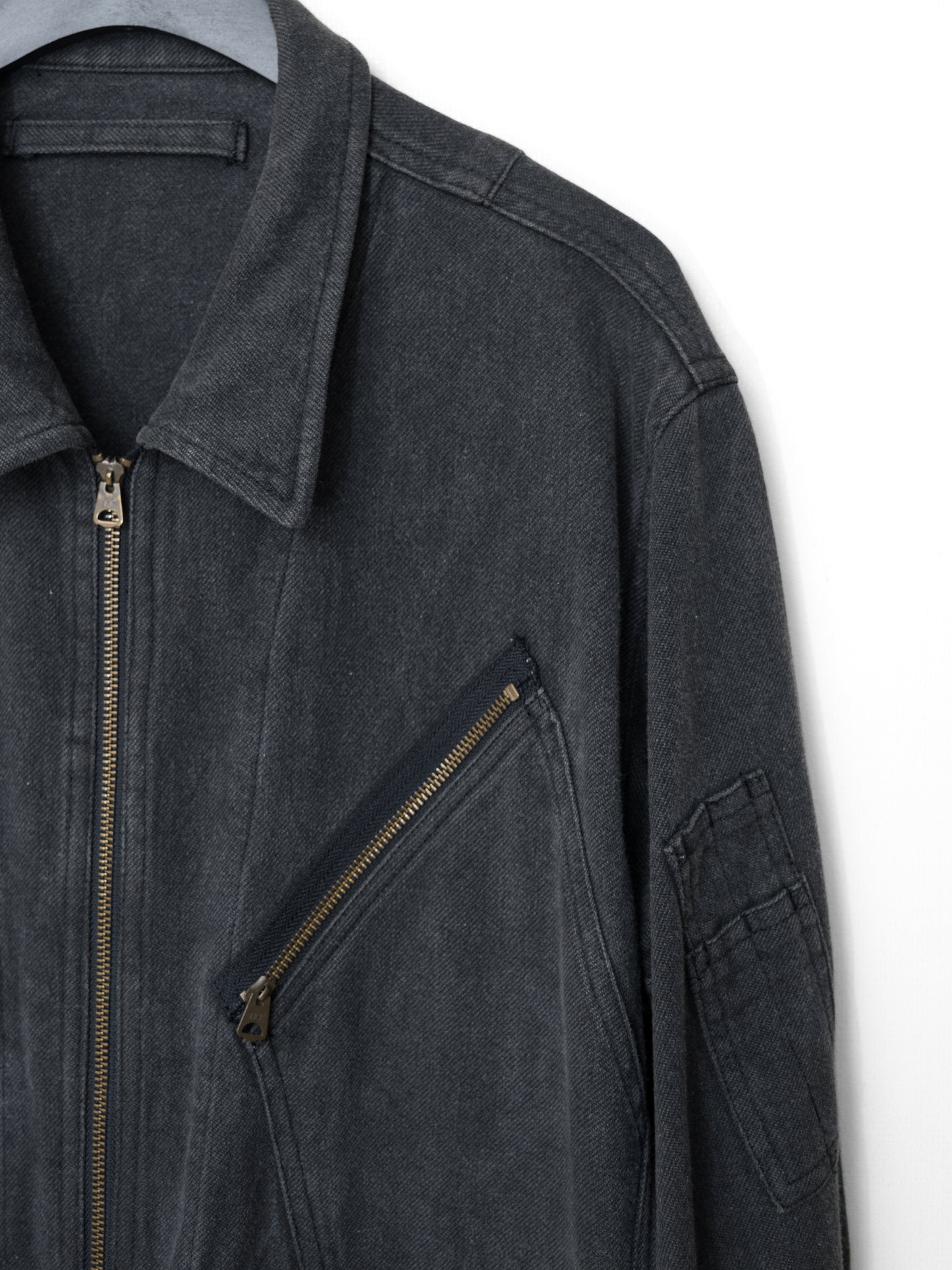 l-1 flight suit dark grey ∙ heavy cotton ∙ one size