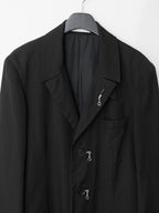 A/W 09 Garment Dyed Doctor's Coat Black