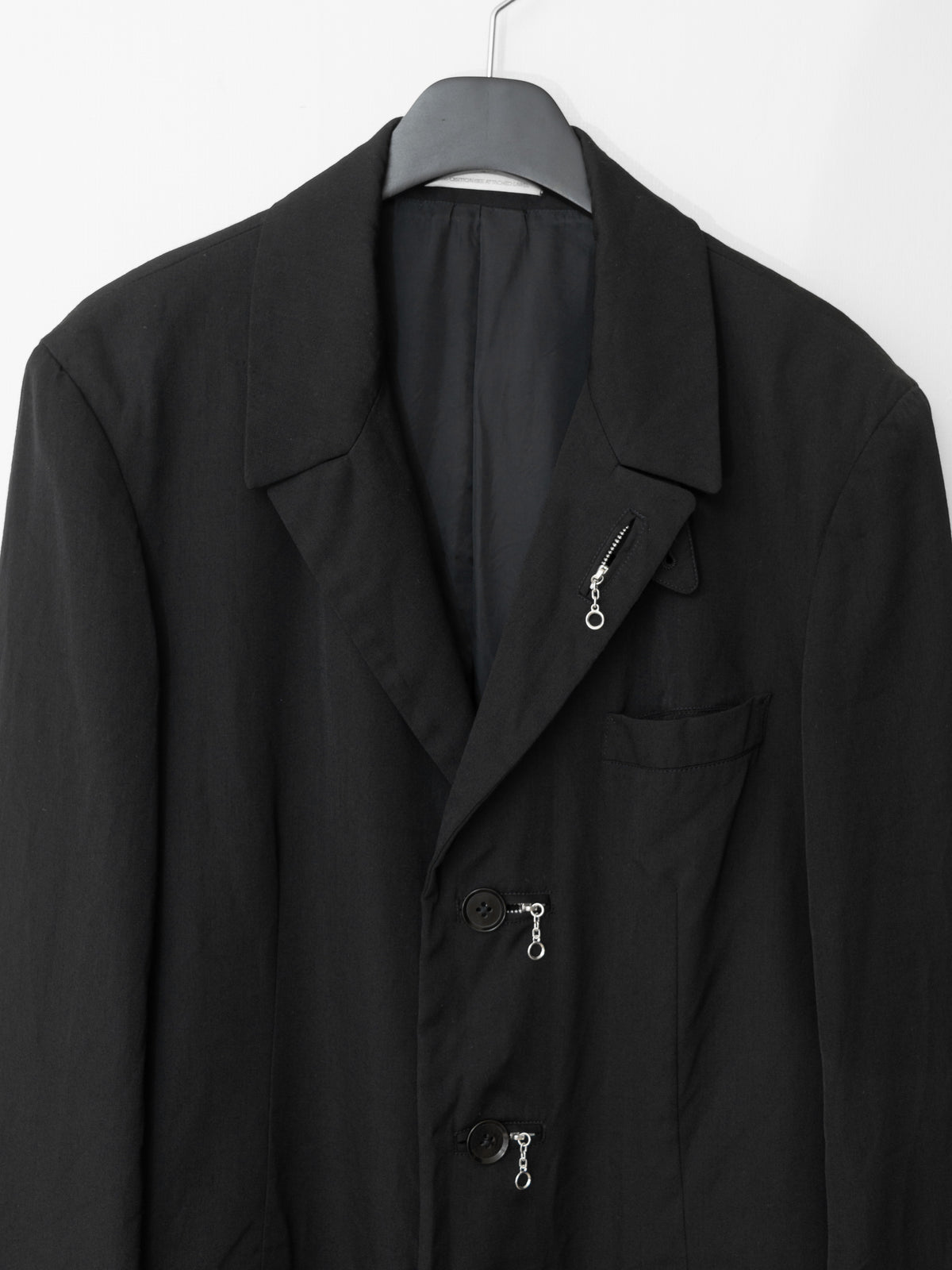 A/W 09 Garment Dyed Doctor's Coat Black