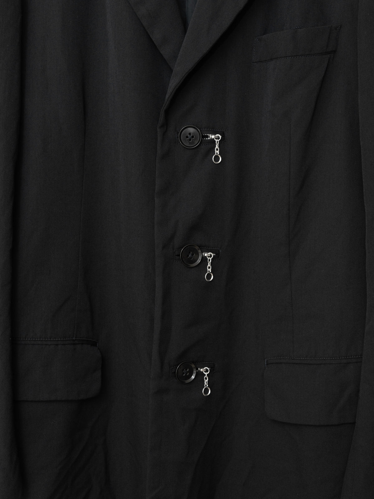 A/W 09 Garment Dyed Doctor's Coat Black