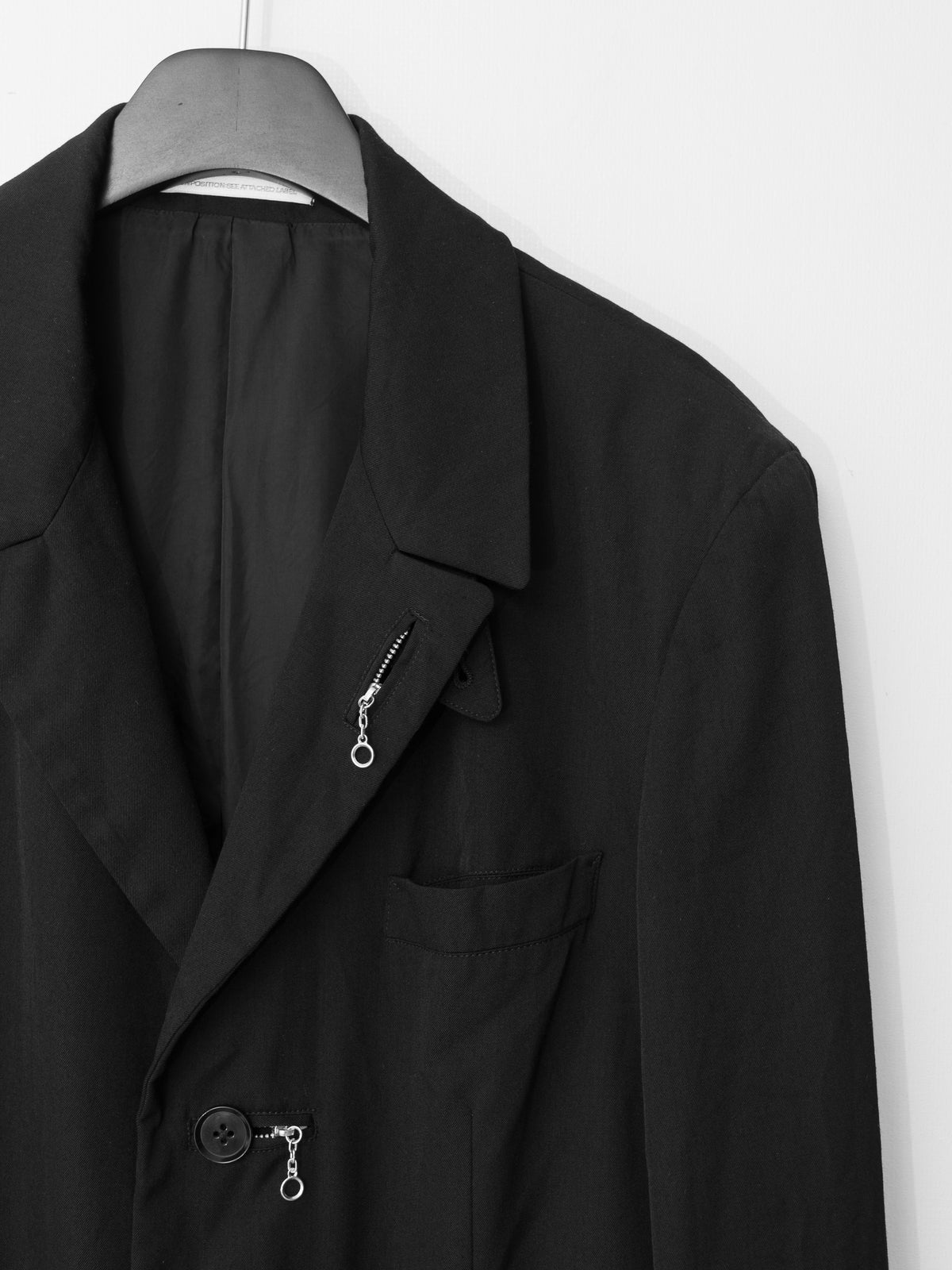 A/W 09 Garment Dyed Doctor's Coat Black