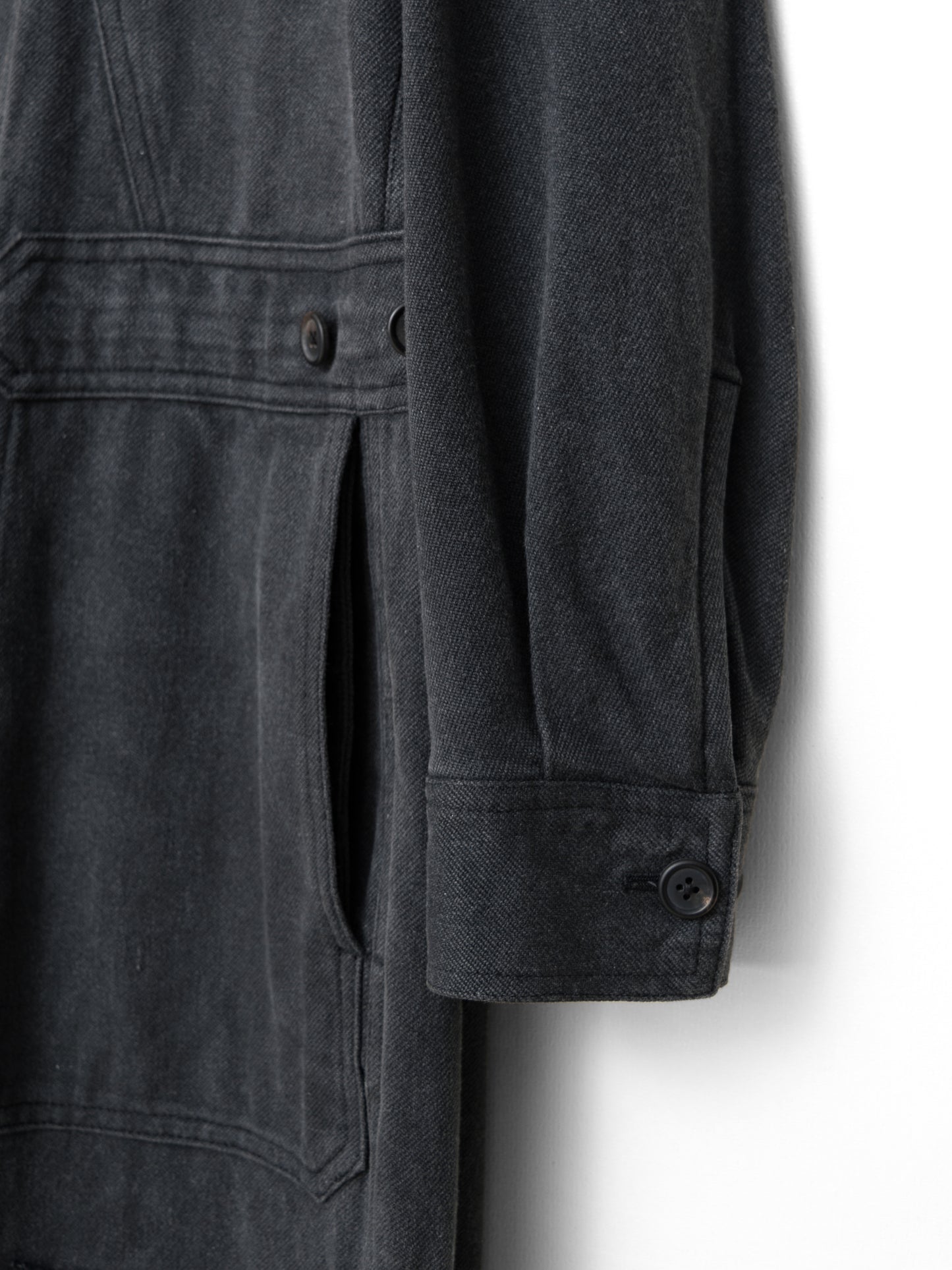 l-1 flight suit dark grey ∙ heavy cotton ∙ one size