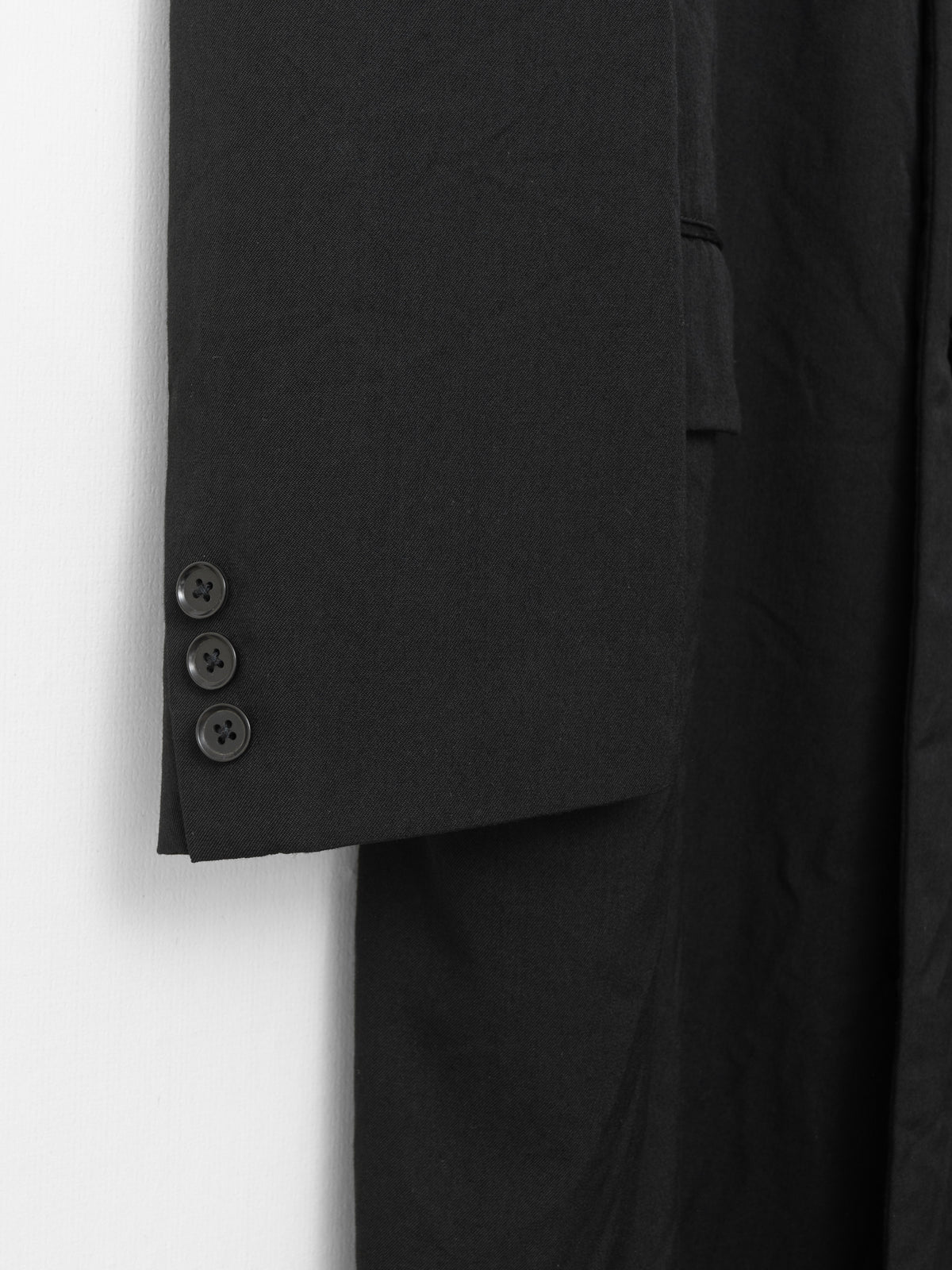 A/W 09 Garment Dyed Doctor's Coat Black