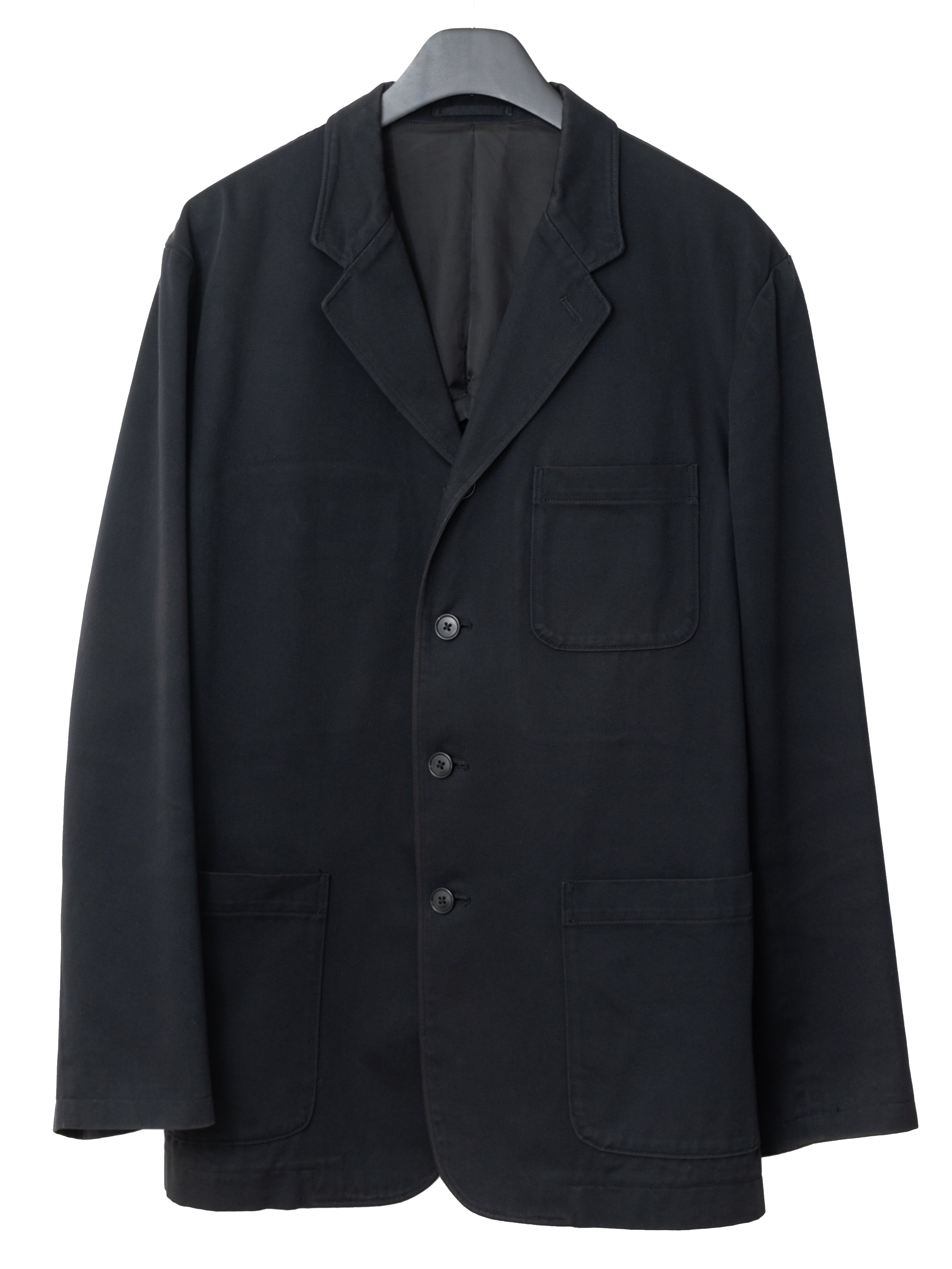 4b tailored jacket black ∙ cotton ∙ medium – usedinternetshop