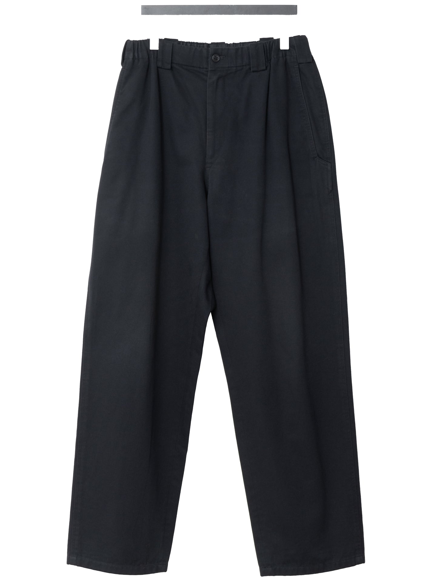 elastic waist pants black ∙ cotton ∙ medium