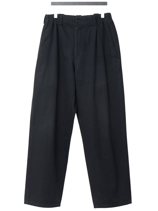 elastic waist pants black ∙ cotton ∙ medium