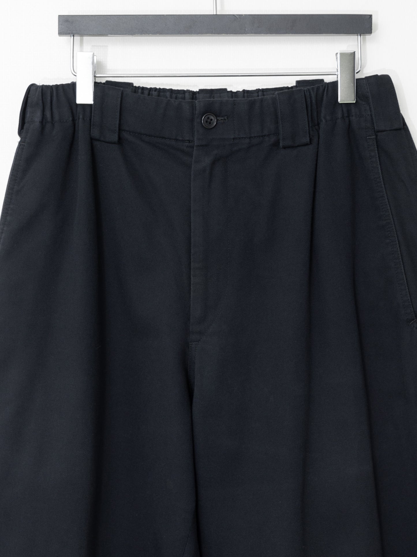 elastic waist pants black ∙ cotton ∙ medium