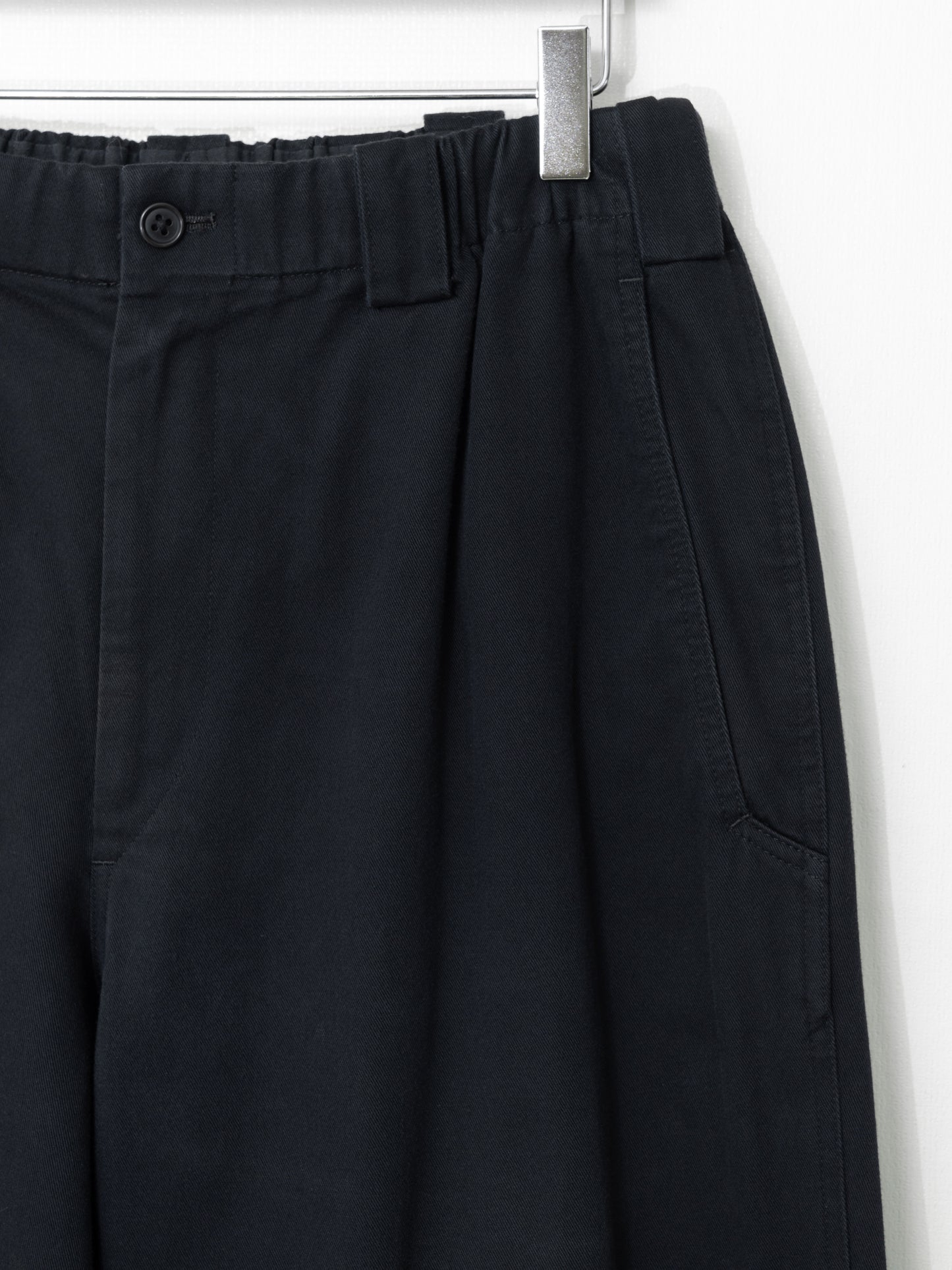 elastic waist pants black ∙ cotton ∙ medium