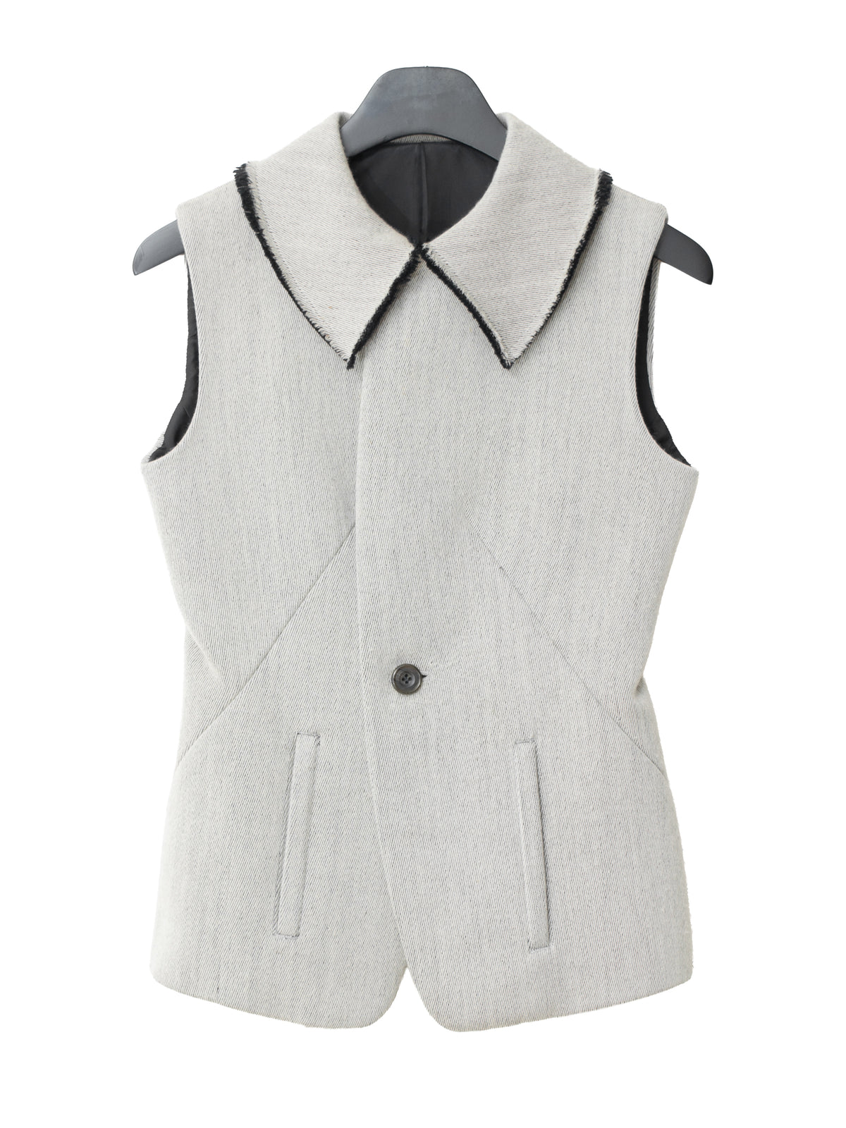 A/W 95 Sleeveless Basque Jacket Bone
