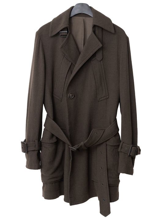 a/w 06 moto coat chestnut ∙ wool nylon ∙ small