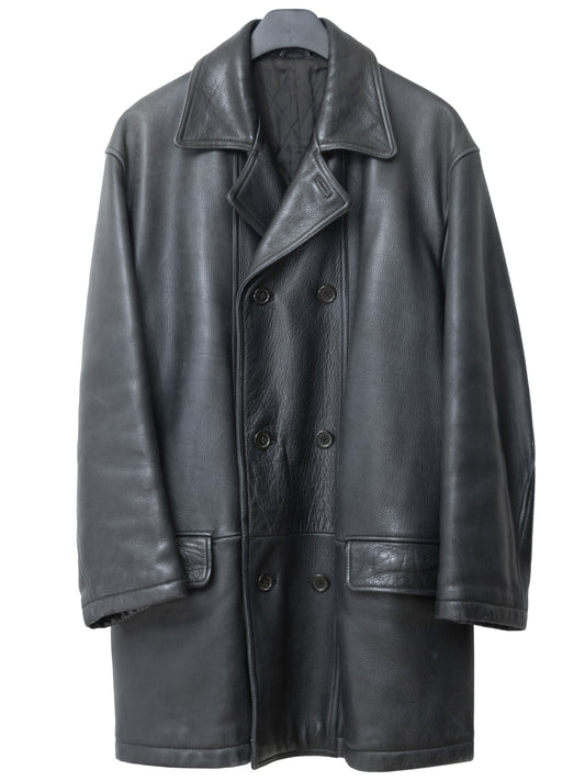 le corbusier jacket black ∙ heavy cowhide ∙ one size