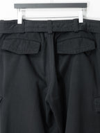 A/W 06 Belted Cargo Pants Black