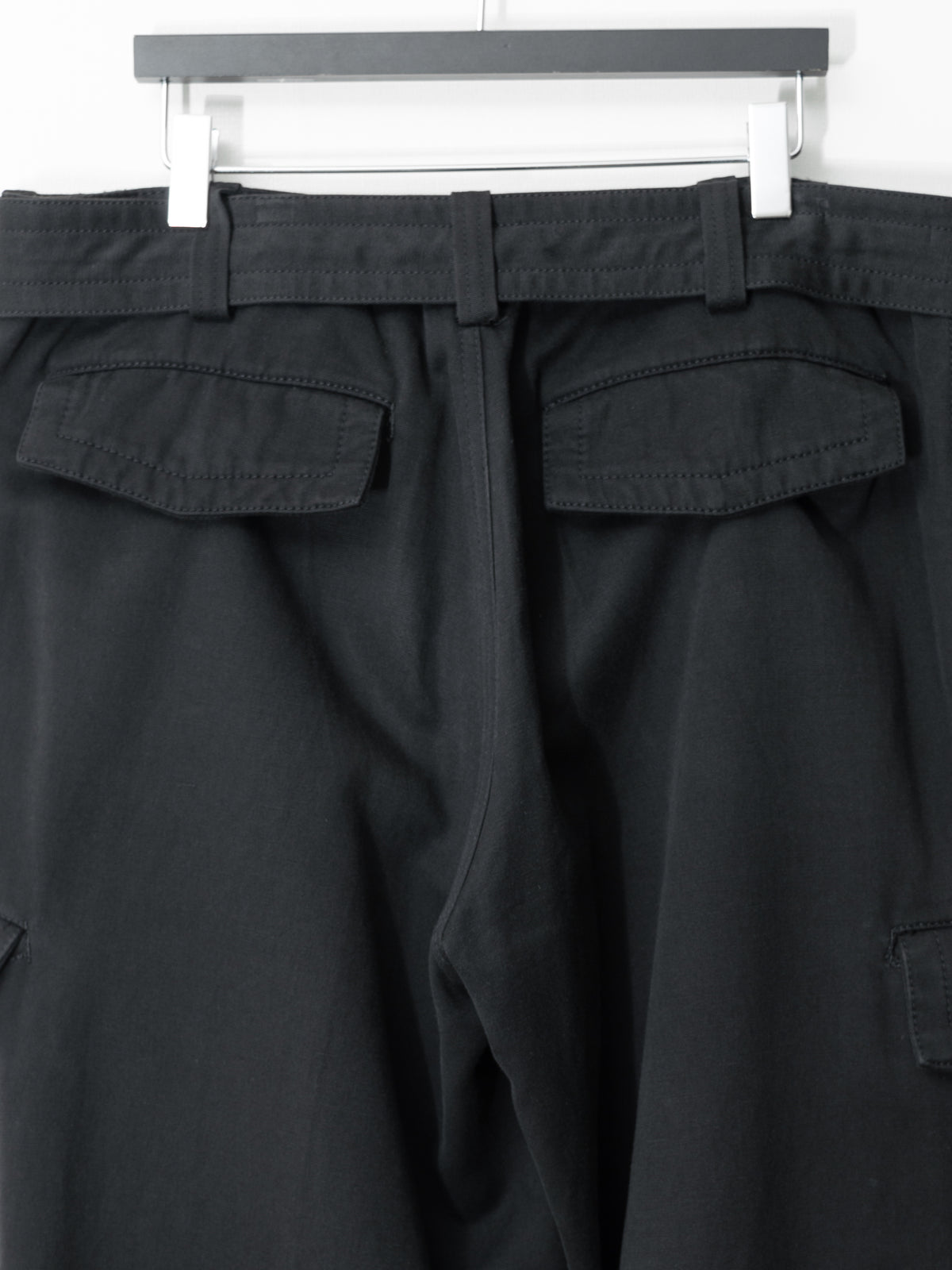 A/W 06 Belted Cargo Pants Black