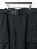 A/W 06 Belted Cargo Pants Black
