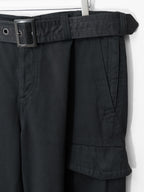 A/W 06 Belted Cargo Pants Black
