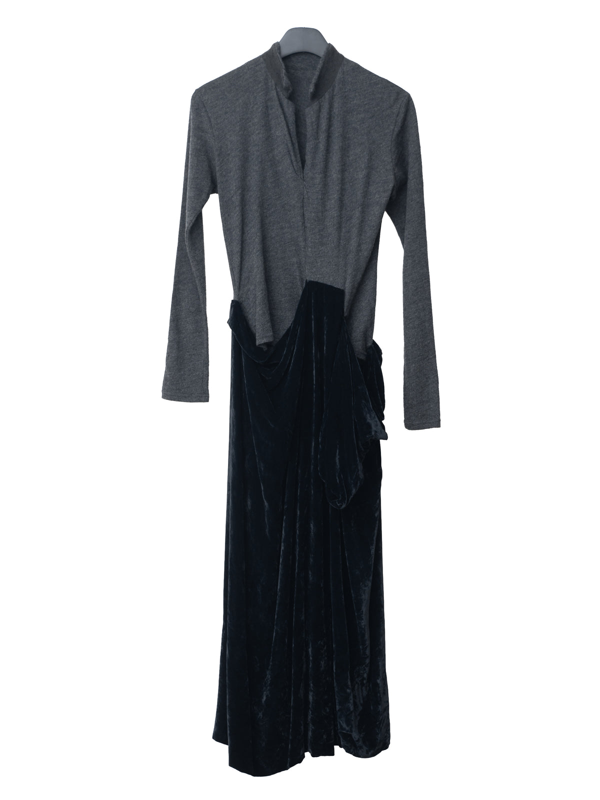 A/W 95 Draped Jersey Dress Grey