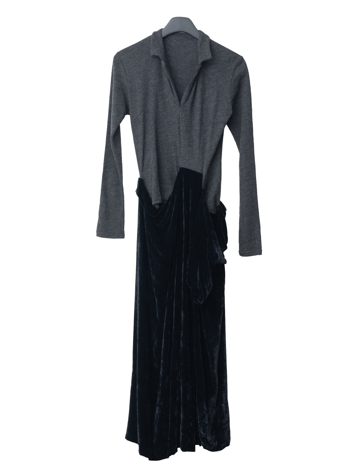 A/W 95 Draped Jersey Dress Grey