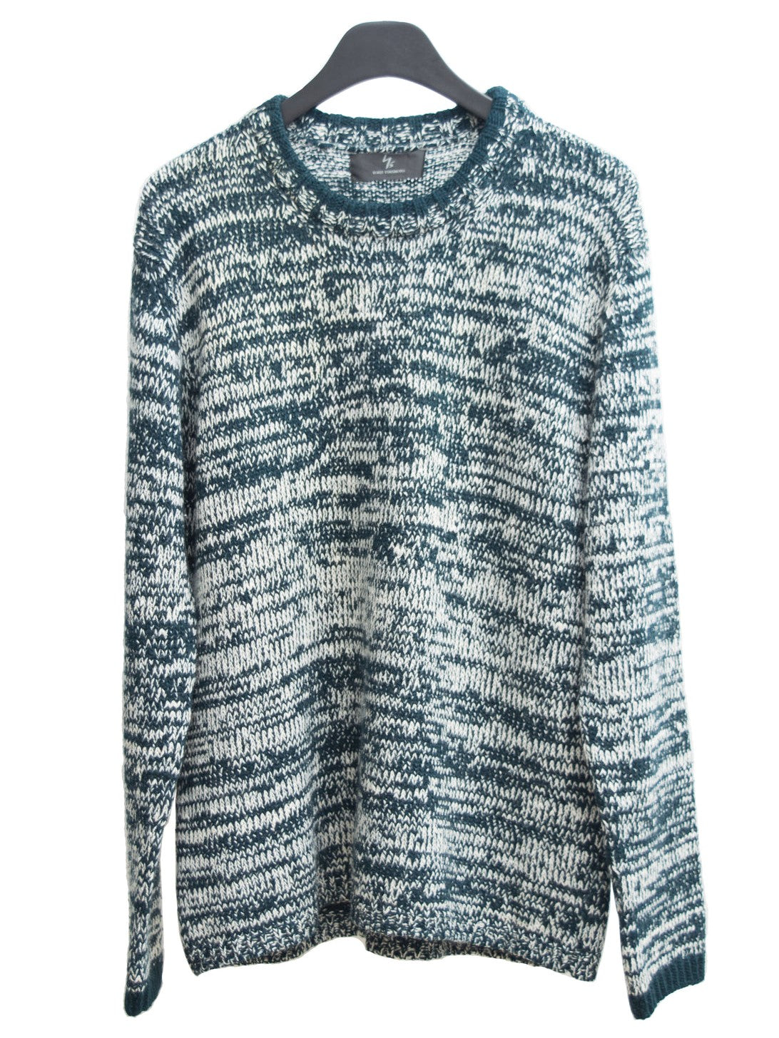 a/w 05 knit pullover forest melange ∙ wool silk ∙ medium