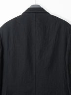 A/W 03 Peak Lapel Tailored Jacket Black